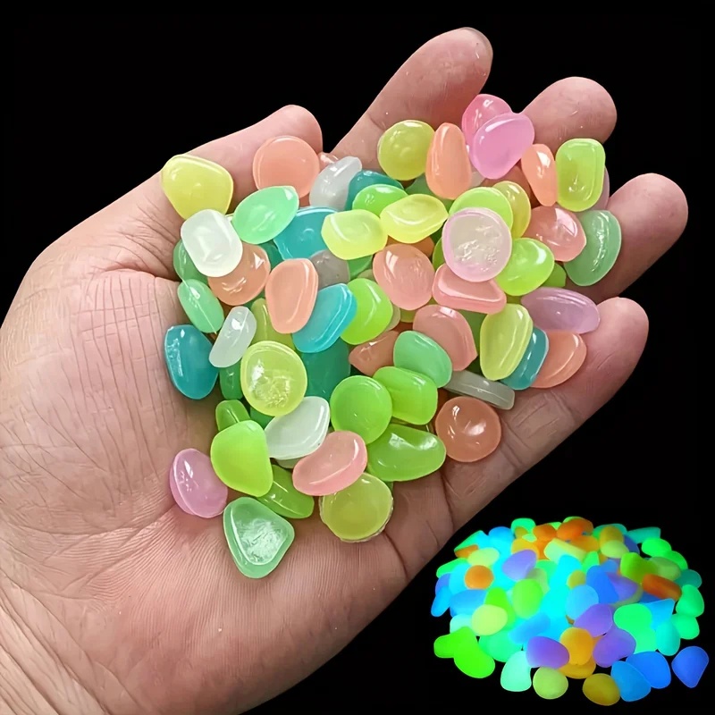 50-200pcs Glow in The Dark Peb - Plant Aquarium Pot review and price