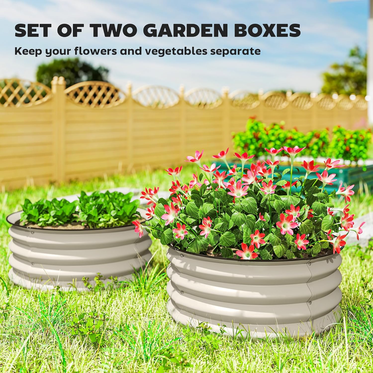 Galvanized Raised Garden Bed S - Planted Tank review and price