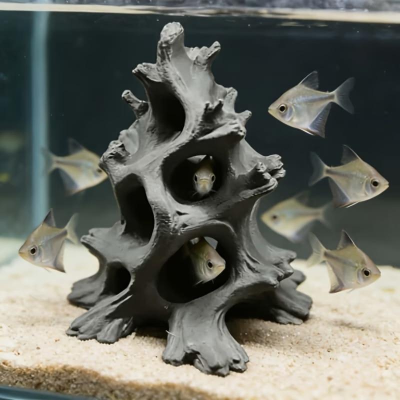 Hidden Multi-Hole Natural Drif - Aquarium Plant Substrate review and price