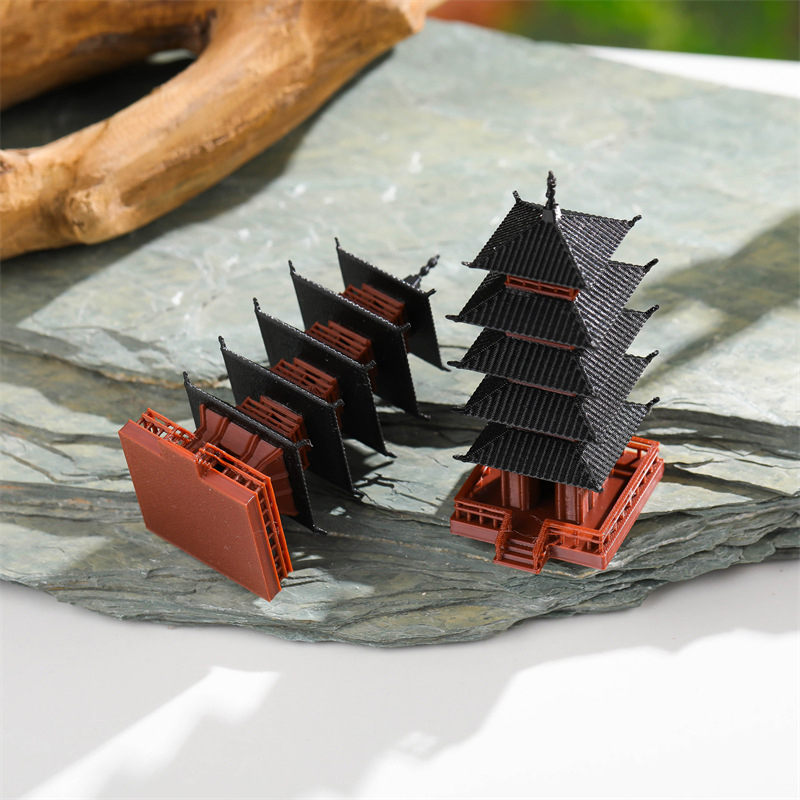 Mini Pagoda Statue Ancient Bui - Aquarium Moss review and price