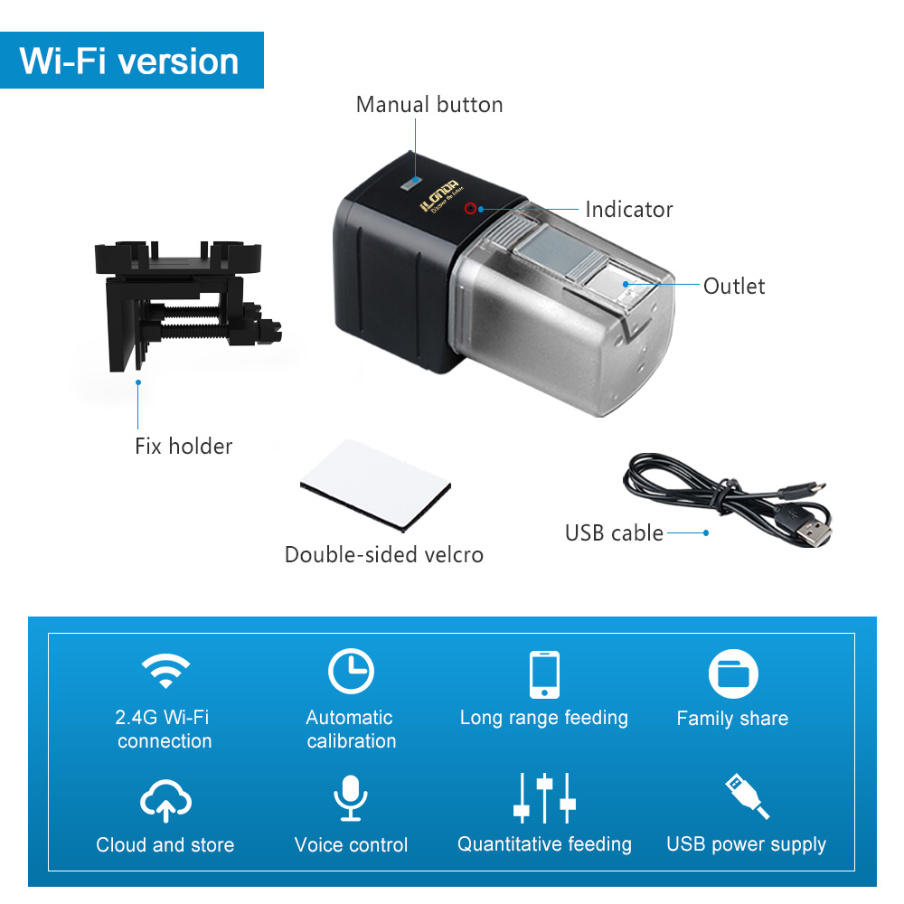 WiFi Fish Feeder Automatic Fis - Aquarium Fertilizer review and price